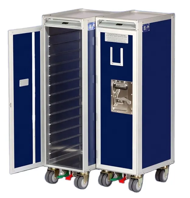 Airline Aircraft Aluminum Catering Meal Food Cart Airplane Trolley ...